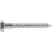 HILLMAN Lag Screw, 1/2 in Thread, 2 in OAL, Steel, Zinc 230119